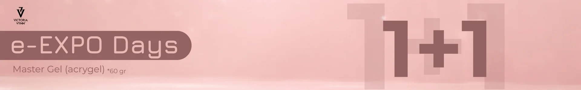 promos feria 1+1 Master Gel